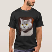 British Shorthair Cat T-Shirt (Vorderseite)