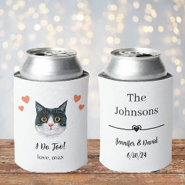 British Shorthair Cat Wedding Can Cooler Gefallen Dosenkühler