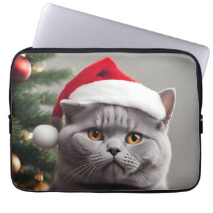 British Shorthair Christmas Laptopschutzhülle