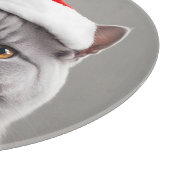 British Shorthair Christmas Schneidebrett (Ecke)