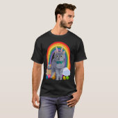 British Shorthair Easter Eggs Bunny Cat T-Shirt (Vorne ganz)