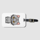 British Shorthair Gepäckanhänger (Vorderseite (Horizontal))