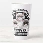 British Shorthair Grumpy Cats Milchtasse (Vorderseite)