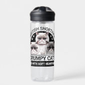 British Shorthair Grumpy Cats Trinkflasche (Vorderseite)