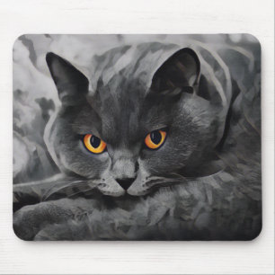 British Shorthair Kitty Mousepad