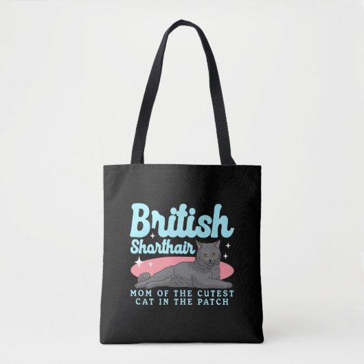 British Shorthair Mama Cat Owner Tasche (Vorderseite)