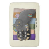 British Shorthair Sandals Funny Niedlich Badematte (Vorderseite Vertikal)