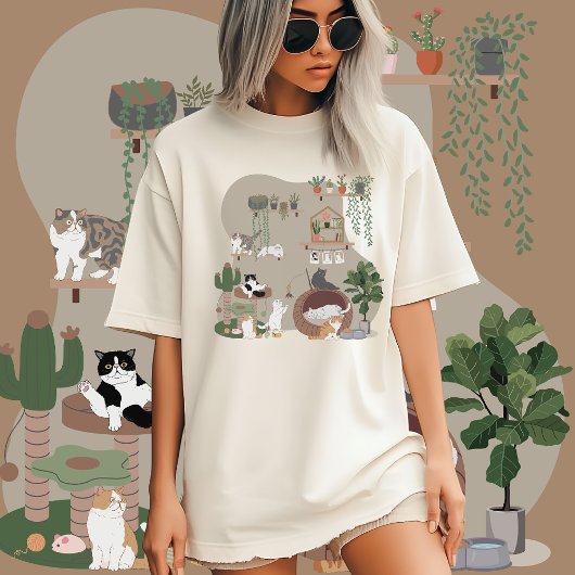 British Shorthair, Scottish Fold Cat, Playful Zuha T-Shirt