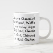 British Slang Jumbo-Tasse (Rechts)