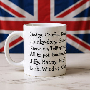British Slang Jumbo-Tasse