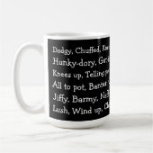 British Slang Kaffeetasse (Links)