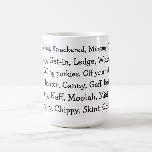 British Slang Kaffeetasse (Mittel)
