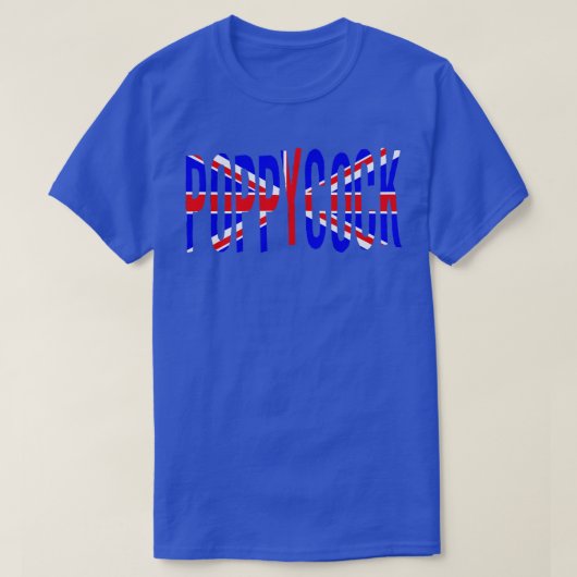 British Slang Poppycock T-Shirt (Design vorne)