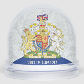 British Snow Globe, United Kingdom / British Flag Schneekugeln (Vorderseite)
