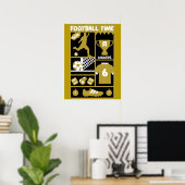 British Soccer Football Poster (Heimbüro)