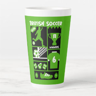 British Soccer Milchtasse