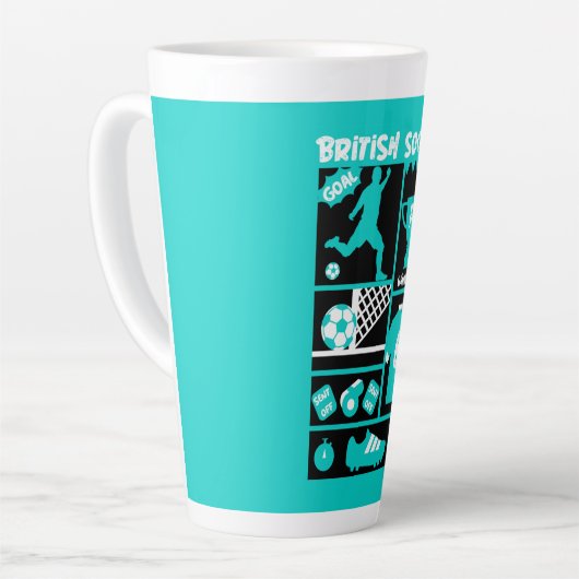 British Soccer Milchtasse (Linke Ecke)