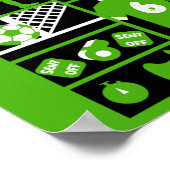 British Soccer Serving Poster (Ecke)