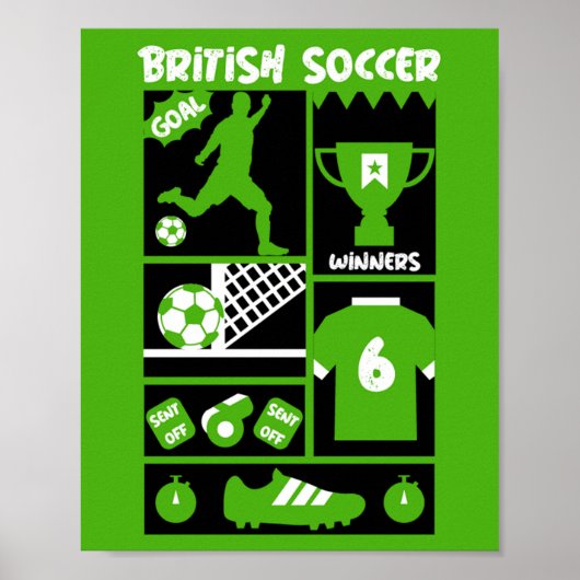 British Soccer Serving Poster (Vorne)