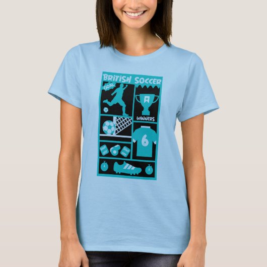 British Soccer T - Shirt (Vorderseite)