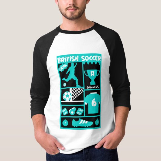 British Soccer T - Shirt (Vorderseite)