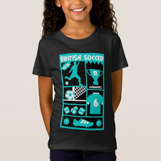 British Soccer T - Shirt (Vorderseite)