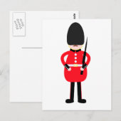 British Soldier Postkarte (Vorne/Hinten)