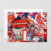British Souvenirs Postcard Postkarte (Vorne/Hinten)