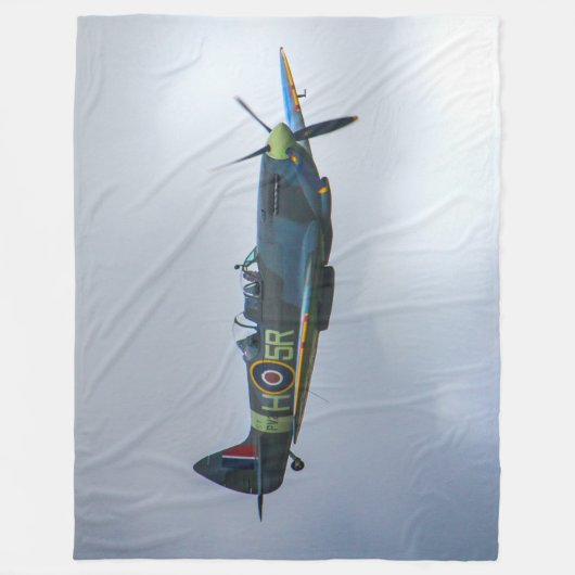 BRITISH SPITFIRE FLEECEDECKE (Vorderseite)