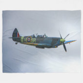 BRITISH SPITFIRE FLEECEDECKE (Vorderseite (Horizontal))