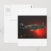 British Spitfire Postkarte (Vorne/Hinten)