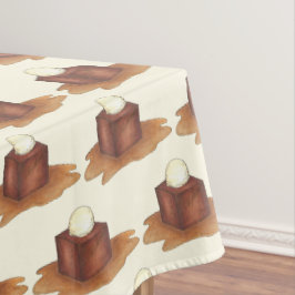 British Sticky Toffee Pudding Dessert Süßigkeiten  Tischdecke