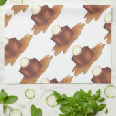 British Sticky Toffee Pudding England Feinschmecke Geschirrtuch (Gefaltet)