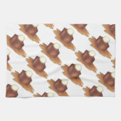 British Sticky Toffee Pudding England Feinschmecke Geschirrtuch (Horizontal)