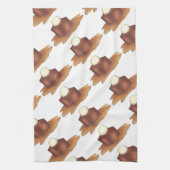 British Sticky Toffee Pudding England Feinschmecke Geschirrtuch (Vertikal)