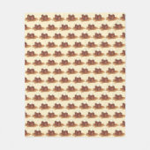 British Sticky Toffee Pudding English Dessert Fleecedecke (Vorderseite)