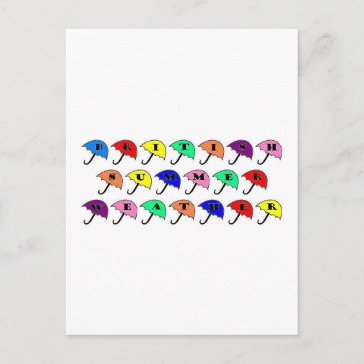 British Summer Postkarte (Vorderseite)