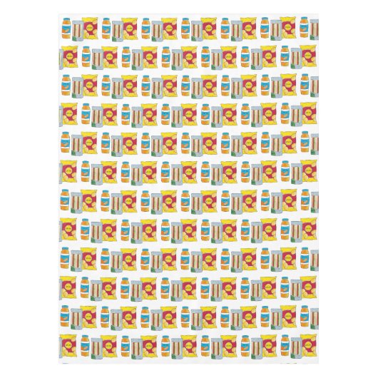 British Supermarket Meal Deal Crisps Sandwich UK Tischdecke (Vorderseite)