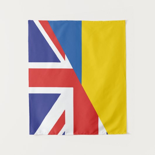 British support towards Ukraine Sherpa Blanket Wandteppich (Vorderseite)