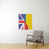 British support towards Ukraine Sherpa Blanket Wandteppich (Beispiel)