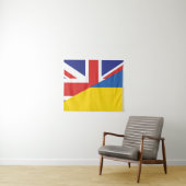 British support towards Ukraine Sherpa Blanket Wandteppich (Beispiel (Horizontal))