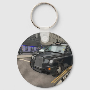 British Taxi Schlüsselanhänger