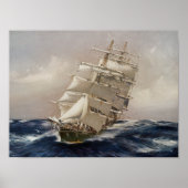 British Tea Clipper Thermopylaxe Poster (Vorne)