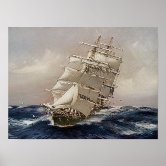 British Tea Clipper Thermopylaxe Poster (Vorne)