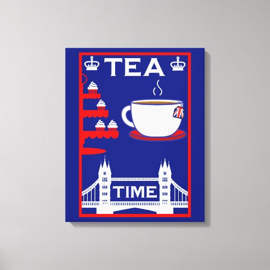 British Tea Lovers Leinwanddruck (Vorderseite)