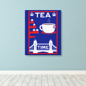 British Tea Lovers Leinwanddruck (Insitu (Holzboden))