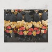 British Teddy Bear Guardsmen Postcard Postkarte (Vorderseite)