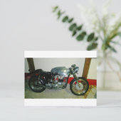 British Triton Motorrad. Postkarte (Stehend Vorderseite)