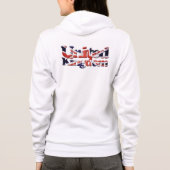 BRITISH U.K. FLAG Designer Hoodie (Rückseite)