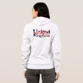 BRITISH U.K. FLAG Designer Hoodie (Schwarz voll)